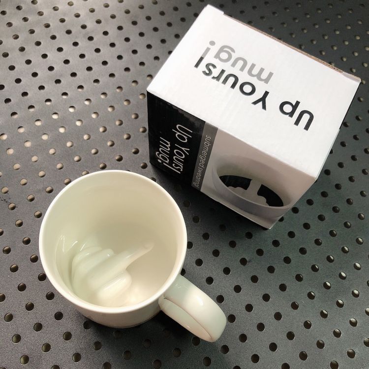 Funny Middle Finger Ceramic Cup