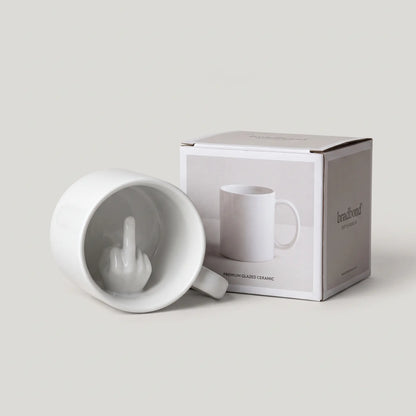 Funny Middle Finger Ceramic Cup